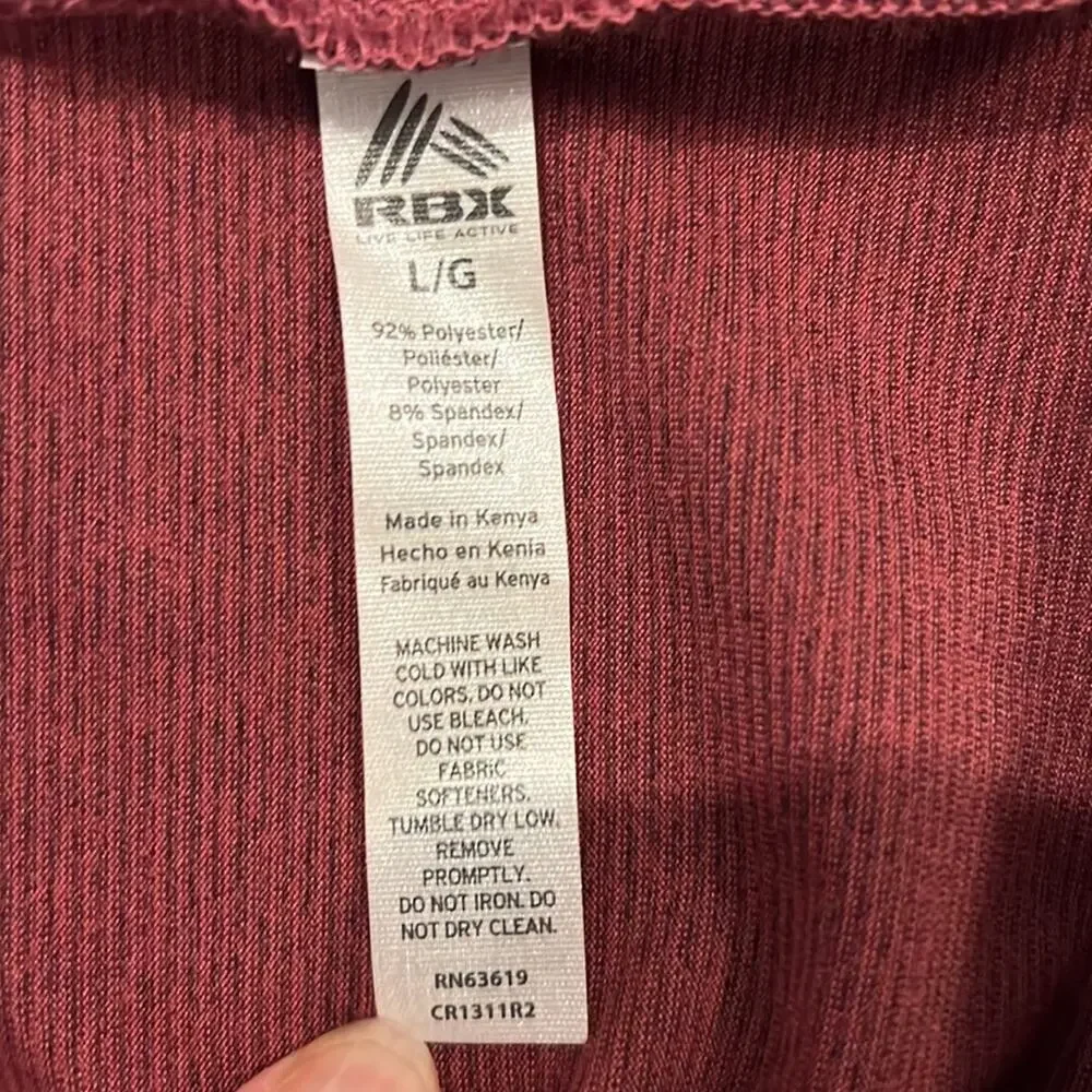 RBX Hooded Pullover with Kangaroo Pocket & Thumbholes - NWT - Size L - Picture 11 of 11